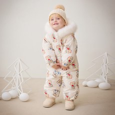 뉴키즈온 몰리멜리 도란도란 베어 스키 패딩수트