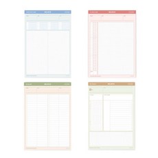 PAPERIAN Believe 學習本 B5 4件組 J, 答案紙, OX答案紙, 單字本, 時間追蹤器