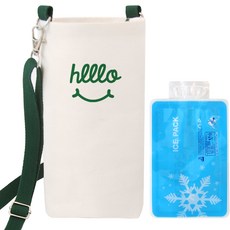 HO內部防水保溫瓶水壺斜背包+保冷袋組, 混合顏色, 1套