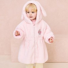 milkmile Esther Bunny 艾絲樂小兔 女童可愛毛絨大衣