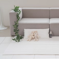 두봉봉 유아용 냉감 포르페 미끄럼방지 논슬립 쿨매트, 화이트, 1개