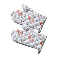 復古印花隔熱手套, 2, 2個