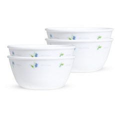 Bacile 歐式洋甘菊飯碗, 白色, 4個