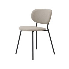 지엠퍼니처 바닐라 인테리어 카페 가정용 업소용 식탁의자 소비자조립, 베이지, 1개