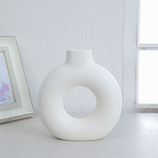 Sun & Dream 現代花瓶 風格花器 新款, 白色