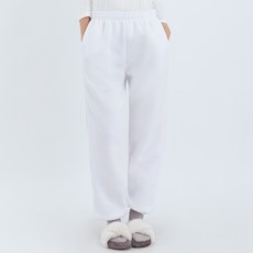 Elsso 女性保暖內刷毛直筒鬆緊束口褲