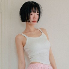 GLAM GONGGAM Tear 內置胸墊彈性無袖罩杯上衣