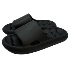 WUWU 沐夏厚底排水拖, 黑色, 1雙