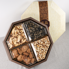 정담 팔각 고급 건조 표고버섯 흑목이버섯 선물세트, 1세트