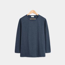 탑보이 남녀공용 기획 20수 라운드 통기성 긴팔 티셔츠 MD184