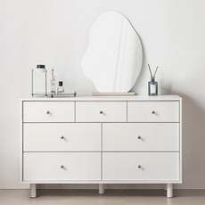 필웰 라이너스 7칸 서랍장 1000 방문설치, 화이트, 7개