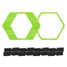 Block Mart 六角速度梯 8p + 連接環 8p, 綠色(梯子), 1個