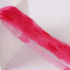 아티홈 하트라인 파티 실커튼 관통형, 로즈레드