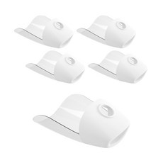 ABM 透明水龍頭延伸器 白色, 5入