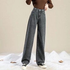 女款Veluon刷毛牛仔褲