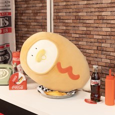 Cheese Duck 起司鴨 熱狗造型臉部抱枕, 混合色