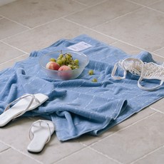 디어리얼 데님스티치 바스 비치타올 550g 30수 면사, 연청, 1개