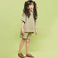 VAVKID'S 孩童Chouchou短袖衣褲組