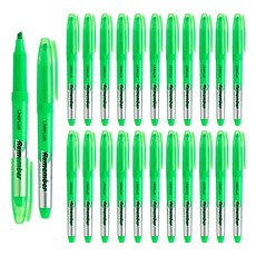 Lineplus Remember 螢光筆, 綠色, 24個