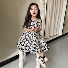 Contikids 女童款花朵圖案連身裙