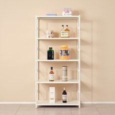 MF MAGIC HOUSE 系統收納層架 700, 5層, 白色 灰色