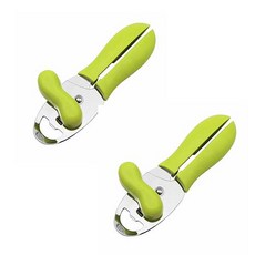 Lifefit 家用不銹鋼開罐器開瓶器, 2個, 綠色