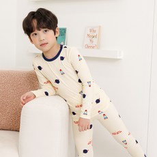 mabellechouchou 兒童九分柔軟保暖套裝