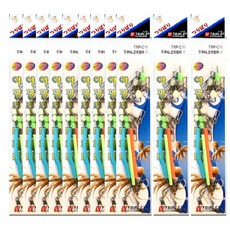 TRIPLE 夜光西葫蘆準備 3 色 3p, 10個