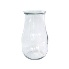 WECK 鬱金香造型玻璃罐 + 玻璃蓋套組 No.739, 2700ml, 1套