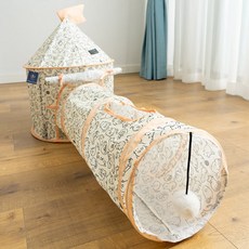 딩동펫 고양이 피노키오 터널 하우스, 오렌지, 1개