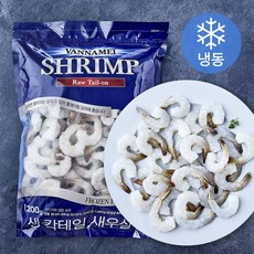 팜앤푸드 손질 생 칵테일 새우살 (냉동), 1개, 1.2kg(80~135미)