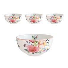 L.loom 普羅旺斯Botani餐碗, 粉色的, 4個