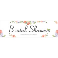 LivingDA 新娘婚前派對布條 H03, 混合花卉