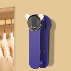 GOODIE FOODIE 伸縮衣架收納器, 藍色, 1個