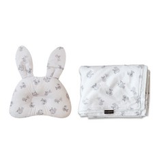꿈꾸는두부 매쉬 토끼베개 + 극세사 블랭킷 세트, 느릿느릿 코알라