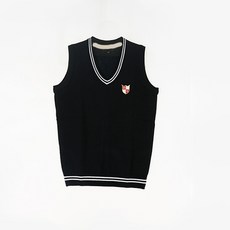 校服Mall白色雙線條校服背心