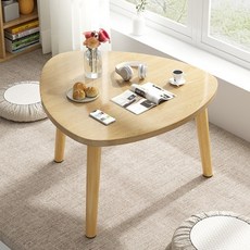 더뉴커머스 다용도 테이블 48 x 48 cm, 우드