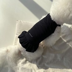 狗狗時髦連身裙, 黑色, 1個