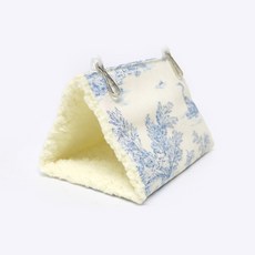 LIP Parrot 鸚鵡自然蓬鬆防水小型床, 1個, 藍色