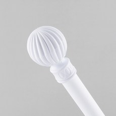 홈드레브 프리미엄 커튼봉 솔라 25mm, 16자 (255~495cm), 화이트
