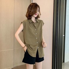 Dubeom 女性日常熱夏襯衫