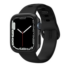 슈피겐 애플워치 케이스 씬핏, 블랙, 1개