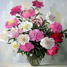 PIPO DIY 靜物畫繪畫組 40 x 50 cm, 花卉靜物畫(Q3351)