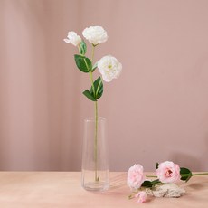 모던하우스 조화 리시안셔스 스프레이 67cm, 화이트, 1개