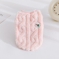 PASTEL PET 寵物小熊糖果T恤, 粉紅色, 1個