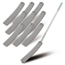 Market Plan 魔術縫隙清潔拖把 + 超細纖維拖布套 10p, 1套