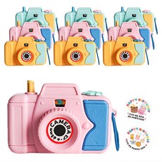 I'CLE 繽紛迷你觀景相機 10入 + 貼紙回禮組, 混色, 10組