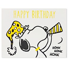 Hallmark 史努比立體生日賀卡 816391, 混色, 1個