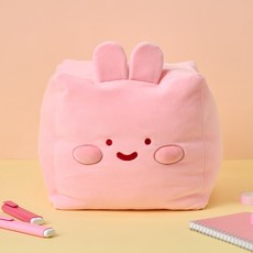 버터 빵실빵실 스크래빗 큐브쿠션, 핑크