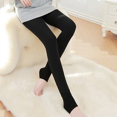 Goodif 女款刷毛絨毛冬季防寒修身顯瘦高腰保暖內搭褲